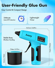Load image into Gallery viewer, Uarter Hot Glue Gun Full Size Glue Gun with 25 Glue Sticks for Craft Fast Heating Anti-Drip Glue Gun DIY