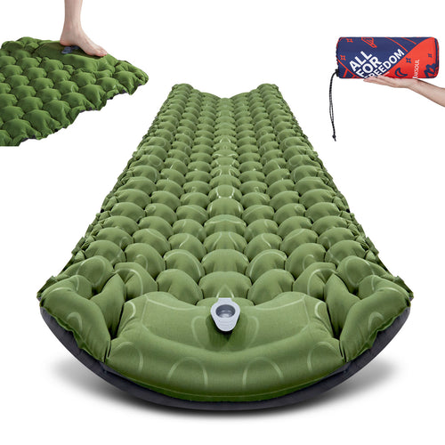 Self Inflating Camping Sleeping Pad, Extra Thick Waterproof Camping Inflatable Sleeping Mat