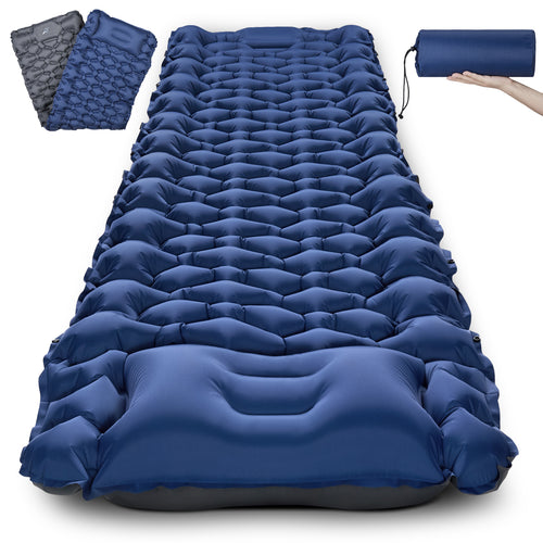 Camping Sleeping Pad Extra Thick Durable Self Inflating Camping Mat for Backpacking Hiking Traveling