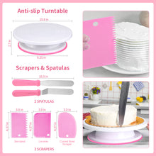 Load image into Gallery viewer, Uarter Cake Decorating Supplies Kit, 290pcs Cake Decorating Supplies for Beginners and Cake Lovers, Cake Decorating Kit with Stainless Steel Piping Tips, Scraper, Spatula, Puff Nozzles