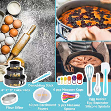 Load image into Gallery viewer, Uarter Cake Decorating Kit Supplies 512 Pcs with Cake Turntable Icing Tips Piping Bags Spatulas Decoration Pen, Flower Nails