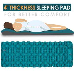 Uarter Camping Sleeping Pad 77 x 28 in ,Durable Waterproof Sleeping Pads for Tent Backpacking Hiking Outdoor Traveling