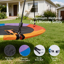 Load image into Gallery viewer, Uarter 40" Saucer Swing Set, 600D Oxford Cloth Swing Set Accessory, Outdoor Swing for Backyard or Playground