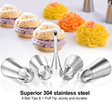 Load image into Gallery viewer, 90 Pcs Cake Decorating Supplies Kit With 52 Stainless Steel Piping Tips, 2 Silicone Piping Bags, 30 Disposable Piping Bags - Cake Decorating Tools, Baking Supplies, Pie Decorating Tools