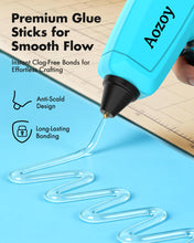 Load image into Gallery viewer, Uarter Hot Glue Gun Full Size Glue Gun with 25 Glue Sticks for Craft Fast Heating Anti-Drip Glue Gun DIY