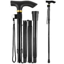 Load image into Gallery viewer, Walking Cane for Women and Men, 33.1&#39;&#39; to 36.6&#39;&#39; Adjustable Folding Walking Stick