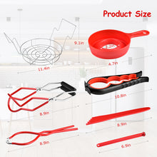 Load image into Gallery viewer, Canning Kit for Beginners, 7 Piece Function Accessory Set Ball Canning Kit Tools, Canning Supplies Canning Kit with Canning Funnel, Jar Lifter, Wrench