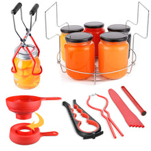Load image into Gallery viewer, Canning Kit for Beginners, 7 Piece Function Accessory Set Ball Canning Kit Tools, Canning Supplies Canning Kit with Canning Funnel, Jar Lifter, Wrench