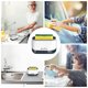 Load image into Gallery viewer, Soap Pump Dispenser and Sponge Holder,2-in-1 Soap Dispenser for Kitchen Sink with 2 Cleaning Sponges &amp; Funnel Dish Washing Soap Dispenser - Instant Refill, Durable, Rustproof