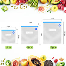 Load image into Gallery viewer, 3 Size 20Pcs Bags Reusable Vacuum Sealed Bag Food Saver Storage