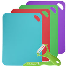 Load image into Gallery viewer, Uarter Flexible Plastic Chopping Board Set