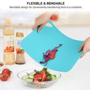 Uarter Flexible Plastic Chopping Board Set
