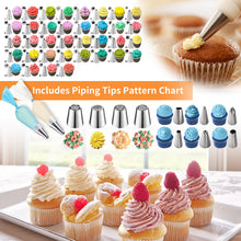 Load image into Gallery viewer, 236 Pcs Cake Decorating Kit: Piping Bags &amp; Tips Set with 42 Icing Tips/4 Russian Tips/Frosting Bags/Chocolate Bomb Mold - Cupcake Accessories Supplies Kit with Storage Tool box for Cookie Fondant