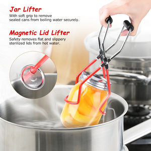 Canning Kit for Beginners, 7 Piece Function Accessory Set Ball Canning Kit Tools, Canning Supplies Canning Kit with Canning Funnel, Jar Lifter, Wrench