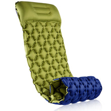 Load image into Gallery viewer, Uarter Outdoor Camping Mats for Sleeping Bags Inflating Camping Mat with Built-in Pillow &amp; Pump Sleeping Pad Camping Mat Camping Mattress for Backpacking, Hiking, Traveling